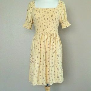 👗👧 No Comment | Girls|Yellow Short Sleeve Dress